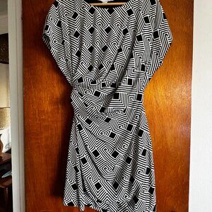 Diane Von Furstenberg DVF Jenna Silk Dress Size 10